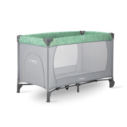 MoMi BELOVE Seyahat Park Yatağı Gri - Açık Yeşil