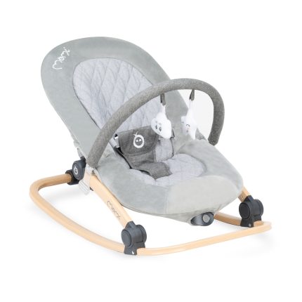 MoMi LUMIWOOD Müzikli Ahşap Ana Kucağı Gri