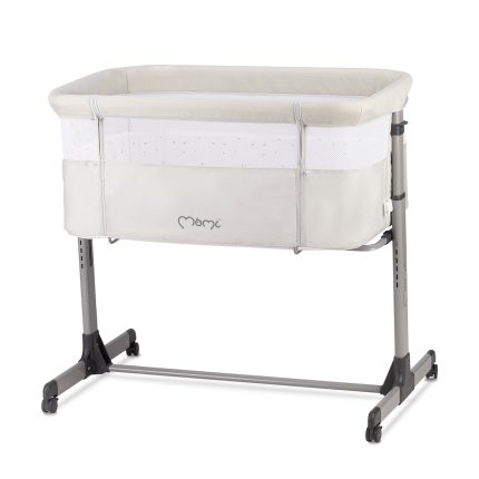 MoMi REVO 2in1 Anne Yanı Beşiği Açık Gri